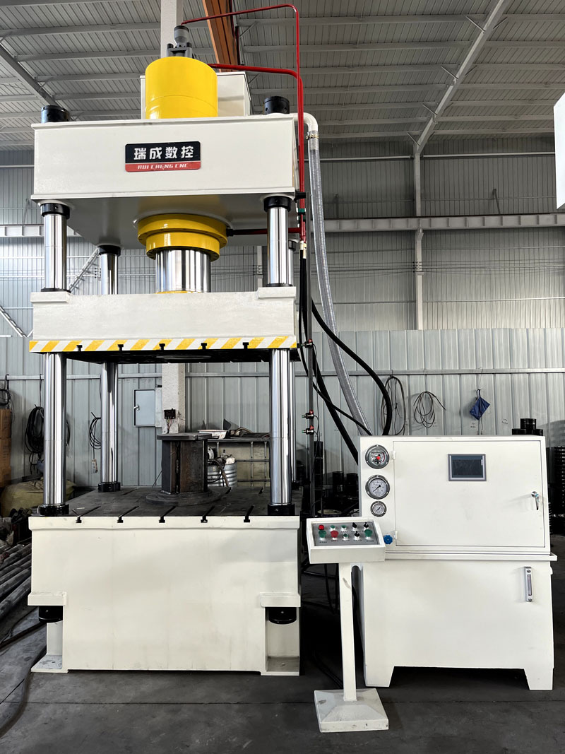 315吨四柱液压机 金属外壳成型压力机 连续式作业